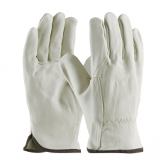 PIP 68-116/L, TOP GRAIN COWHIDE DRIVERS, SUPERIOR QUALITY, WING THUMB, SEWN W/ KEVLAR