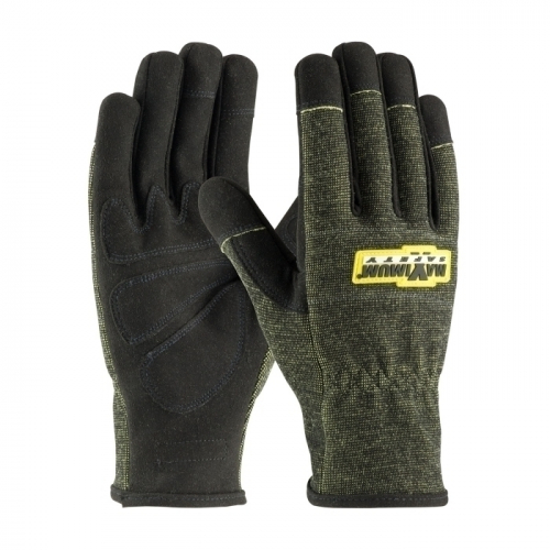 PIP 73-1703/XXL, FR TREATED SYNTHETIC LEATHER GLOVE, KEVLAR LINED, REINFORCED PALM
