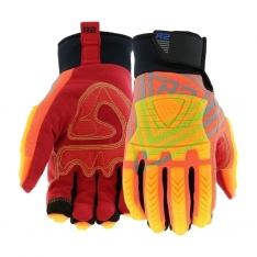 PIP-87850-3XL, R2, Safety Rigger Cut Glove, Hi-Vis