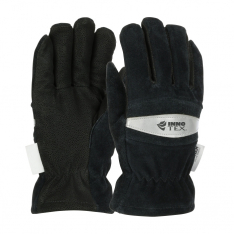PIP 910-P855/70W, STRUCTURAL FIREFIGHTING GLOVE, SIZE 70W/SMALL, KANGAROO AND BLACK EVERSOFT COWHI