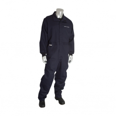 PIP 9100-2170D/S, 12 CAL FR DUAL CERT. 9OZ. COVERALL, NFPA 70E & NFPA 2112, NVY