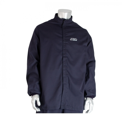 PIP 9100-52412/3X, 40 CAL FR JACKET, MULTI LAYER, COTTON, NFPA 70E/ASTM F1506, NAVY