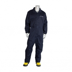 PIP 9100-52772/2XL, 25 CAL FR COVERALL, MULTI LAYER, COTTON, NFPA 70E/ASTM F1506, NAVY