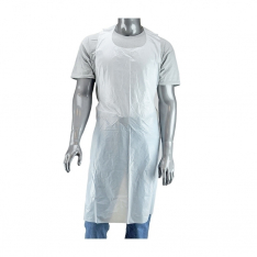 PIP DP-46, WEST CHESTER 46" 1.5 MIL WHITE POLYETHYLENE APRON