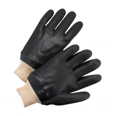 PIP J1007RF, WEST CHESTER ROUGH PVC COATED, JERSEY LINED, KNIT WRIST GLOVES