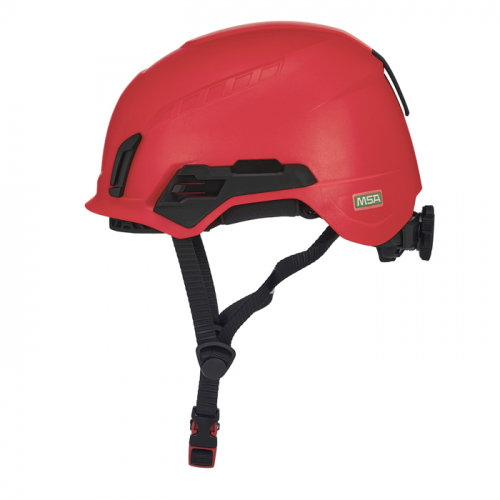 MSA 10242811, V-Gard H2™ Safety Helmet, Non-Vented, Red