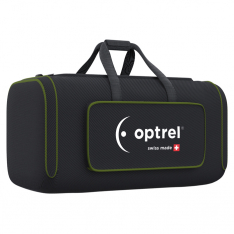 MSA 10246338, Black/green duffel bag with Optrel® logo, for carrying the e3000X and related accesso