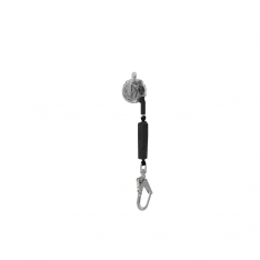 MSA VTOHG-031-ZM-A, V-TEC PFL, 10', single-leg, 36CLS large steel swivel snaphook, ANSI Z359.14-2021