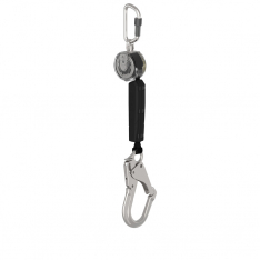 MSA VTOHW-031-DA-A, V-TEC PFL, 10', single-leg, AL36CL large aluminum snaphook, aluminum triple acti