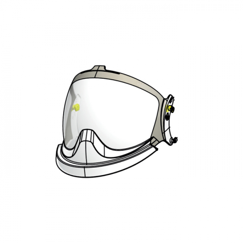 MSA  GA1156, Clear face shield, XF1